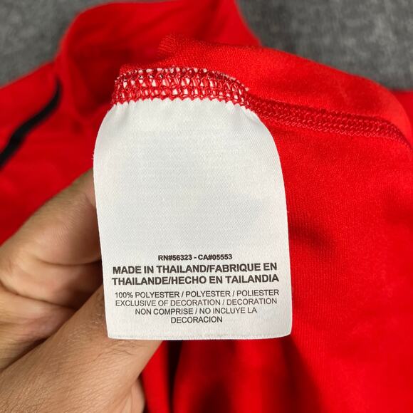 Nike Houston Rockets Red Dri-FIT Quarter Zip - Picture 6 of 9